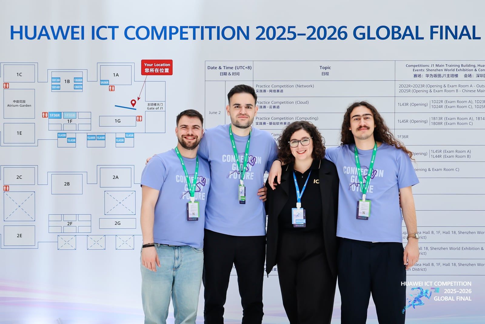The AEGIS team at the Huawei ICT Competition World Final in Shenzhen
